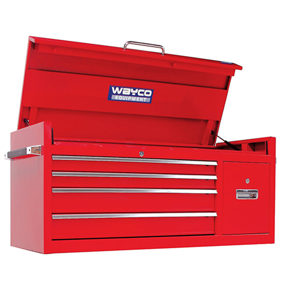 Wayco Tool Chest 4 Drawer and Cabinet - Red