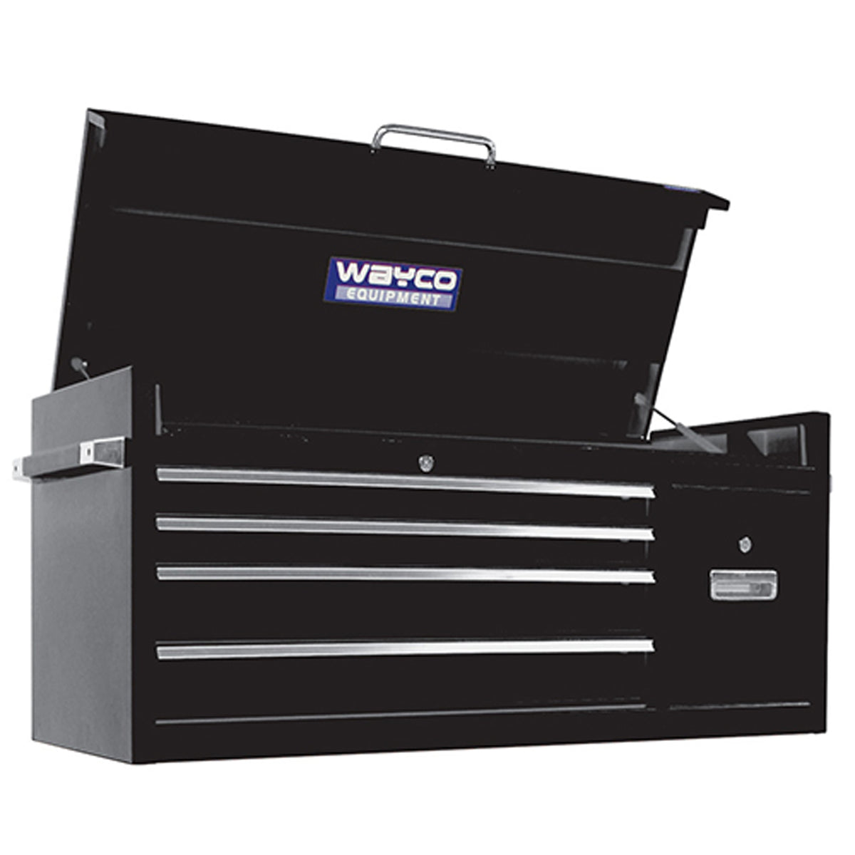Wayco Tool Chest 4 Drawer and Cabinet - Black