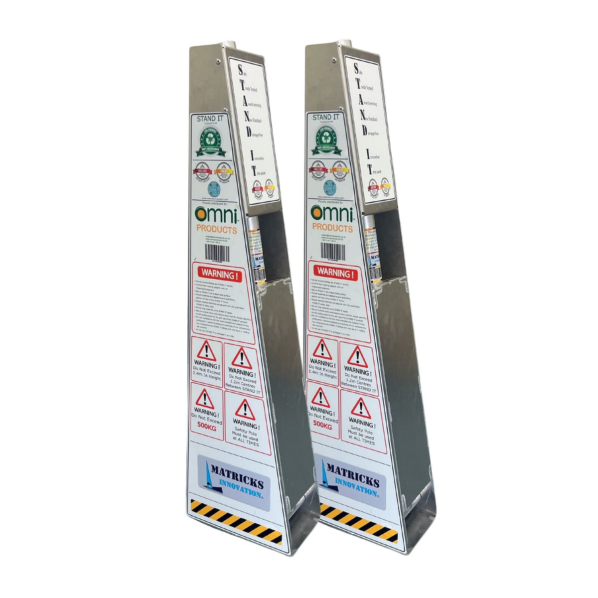 Omni Products Standit Vertical Panel Storage System For Construction - 1 Pair