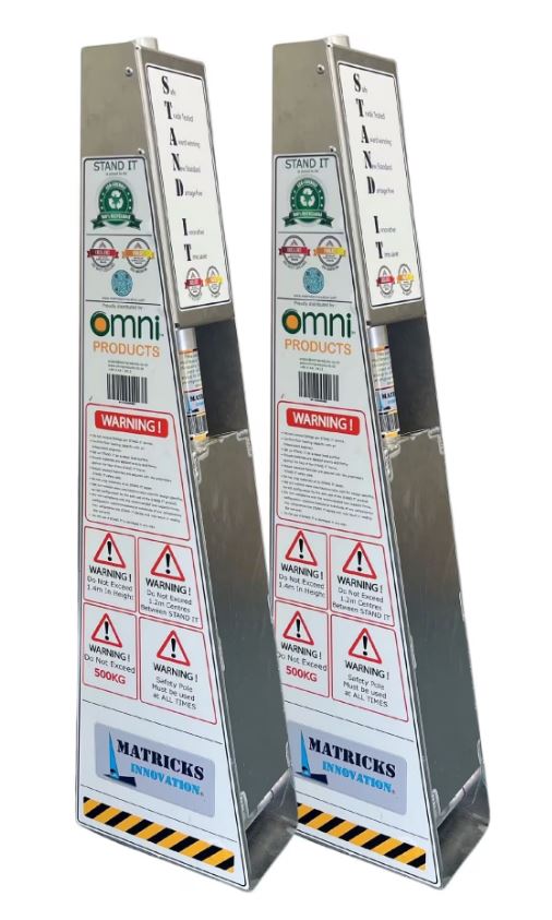 OMNI STANDIT - Vertical Panel Storage System for Construction 1 pair