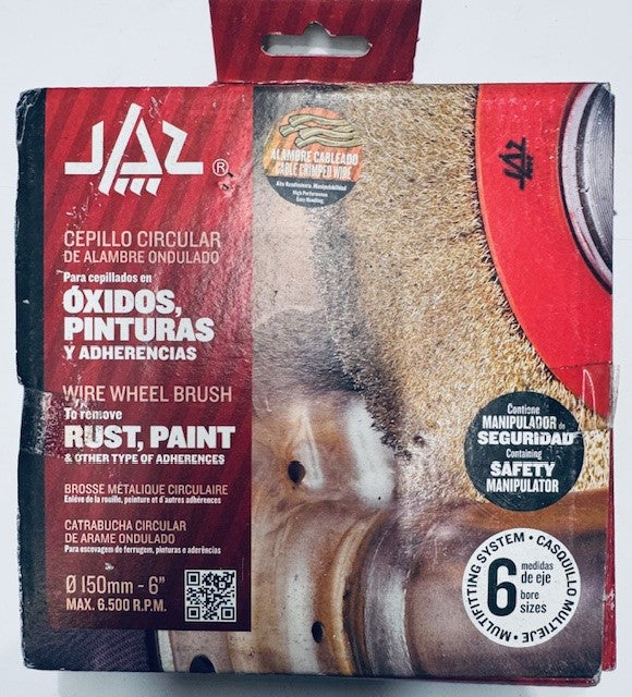 Jaz Wire Wheel High Performance - 150mm x 20mm x 0.35mm - Damaged Packaging