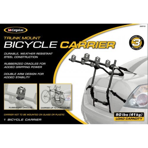 Cargoloc Bicycle Carrier - Trunk Mount Type 3-Bikes