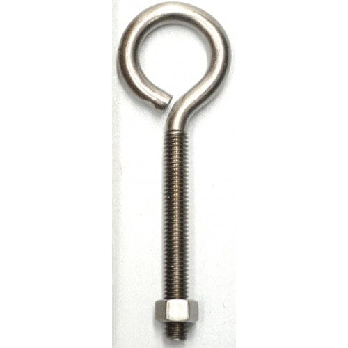 Hindley Eye Bolt & Nut - Stainless Steel