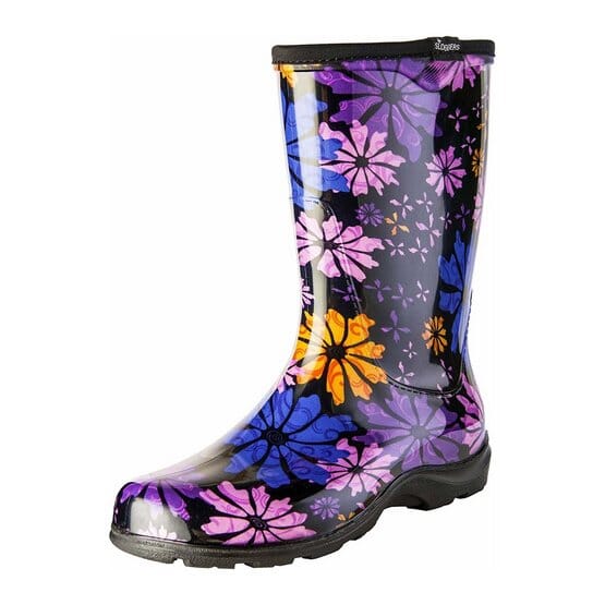 Sloggers Womens Rain & Garden Boots Flower Power Size 8