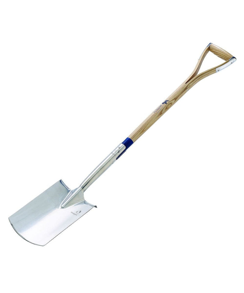 Bulldog Pedigree Stainless Garden Spade with Wood Handle