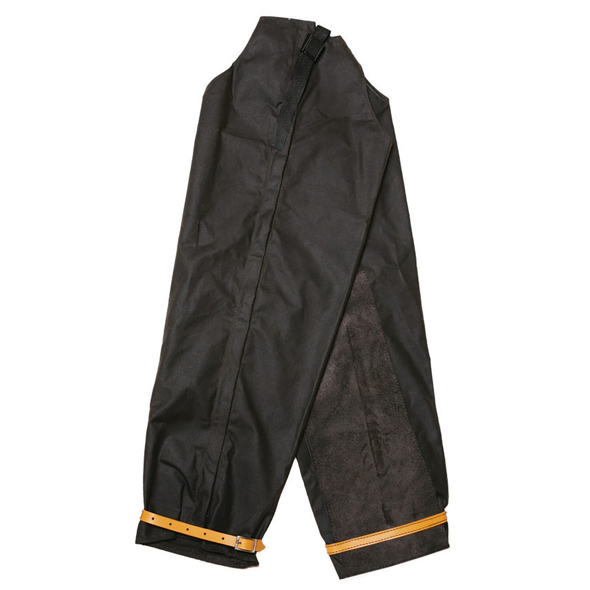 Taurus Oilskin/Leather Leggings Zip Side Open Lge