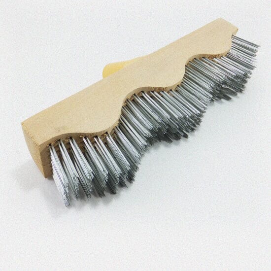 Brushworks Wire Scrub Brush Corrugated 6-Row