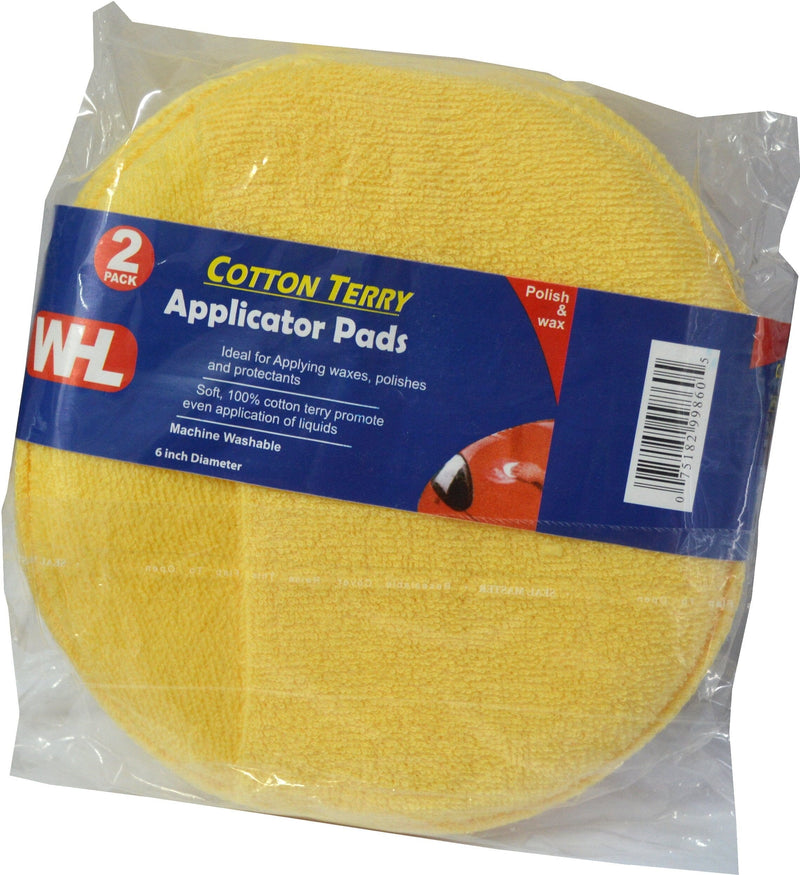 Xcel Cotton Terry Applicator Pads 150mm 2 Pack