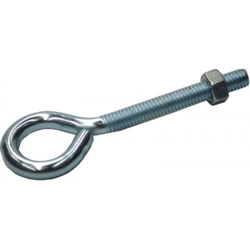 Hindley Eye Bolt & Nut - Zinc Plated