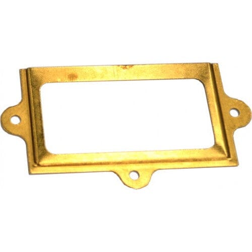 Hipkiss Card Frames 75mm x 40mm Brass