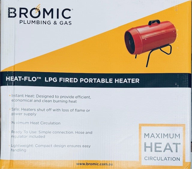 Bromic LPG HEAT-FLO Blow Heater 20kW - End of Line