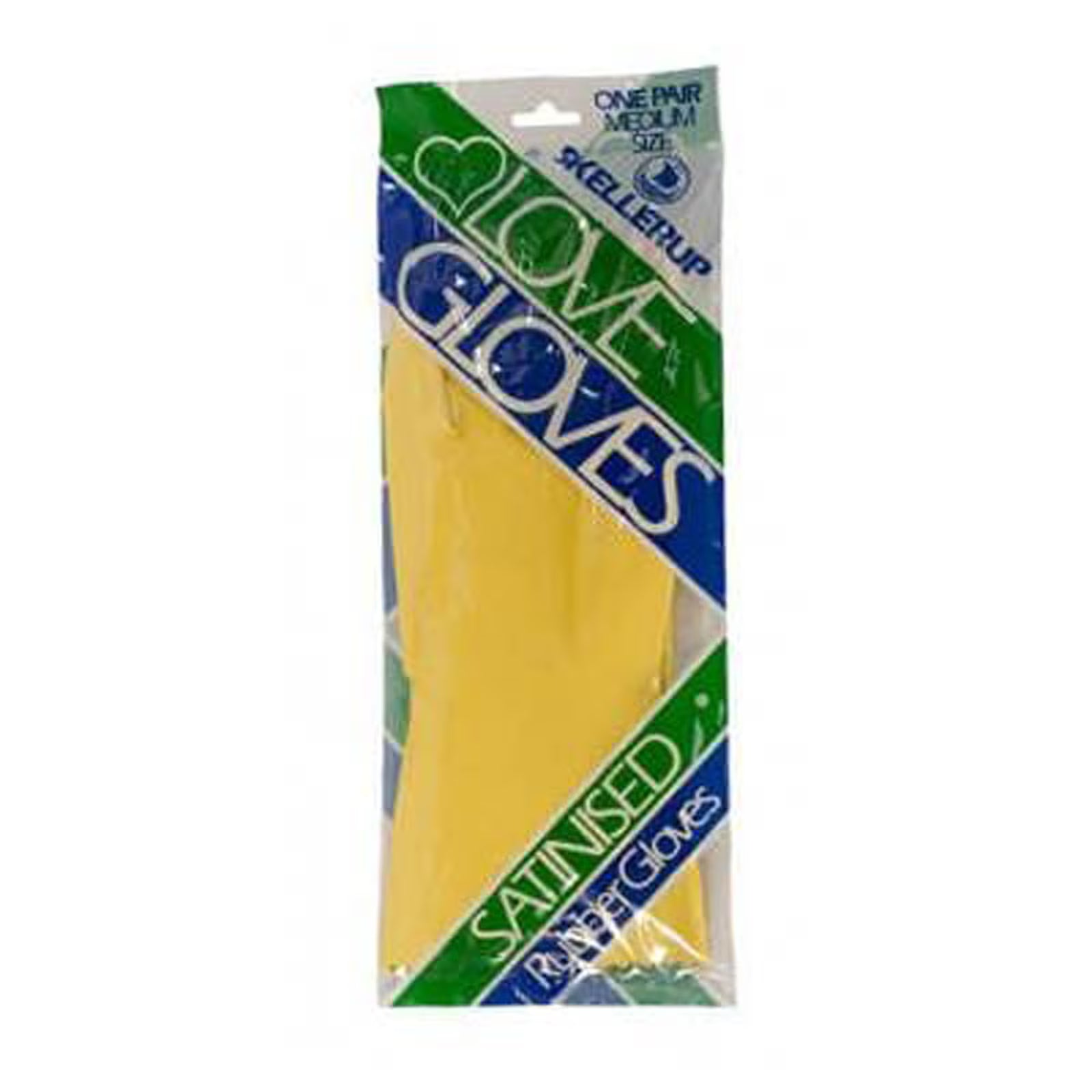 Omni Satinised Rubber Love Gloves Yellow Small x 30 Pairs *** END OF LINE - BRAND NEW ***