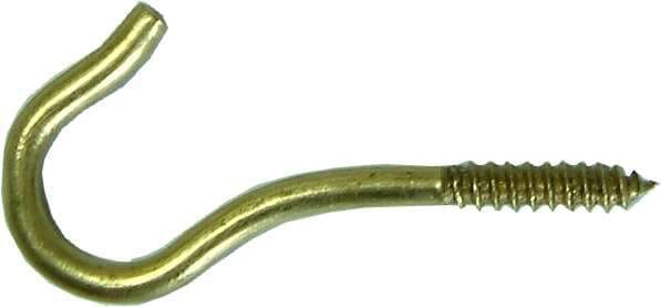 Hindley Screw Hook - Solid Brass