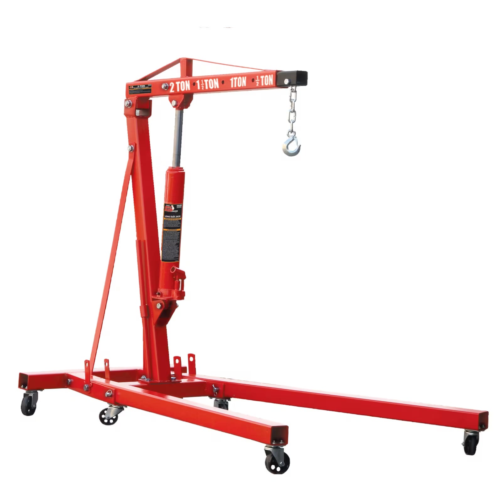 Torin - Big Red Foldable Engine Hoist 2 Ton with Engine Leveler - END OF LINE (BRAND NEW)