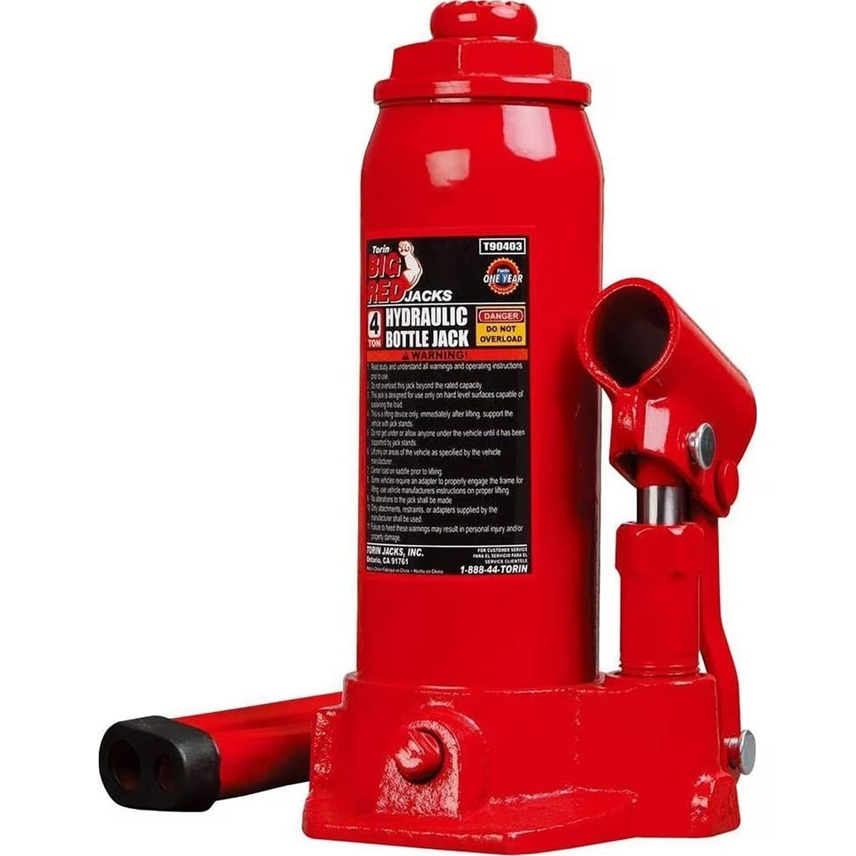 Torin - Big Red Welded Bottle Jack 4 Ton - END OF LINE (BRAND NEW)