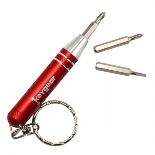 Key Gear Screwdriver Set - Red