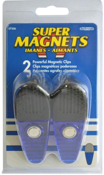 Magnet Magnets - Large Plastic Clips 2-pce