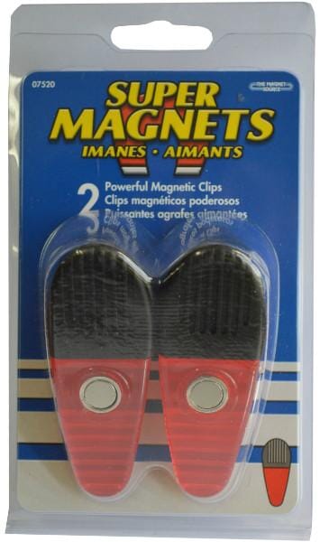 Magnet Magnets - Large Plastic Clips 2-pce