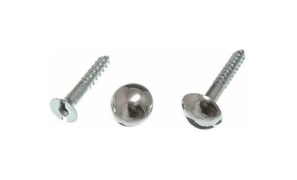 Xcel Mirror Screws with Domes CP 4-pce 25mm Carded