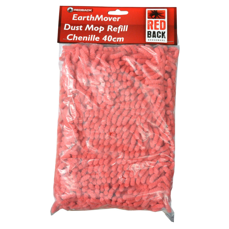 Redback Dust Mop Refill - Earthmover Chenille 400mm