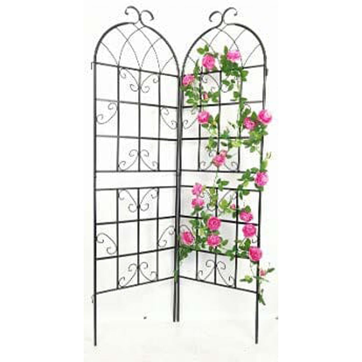 Omni Décor Metal Garden Trellis Swirls