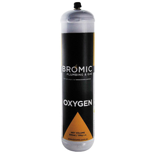 Bromic 1811320 Oxygen Cylinder Tall Boy 136g (4.79oz)