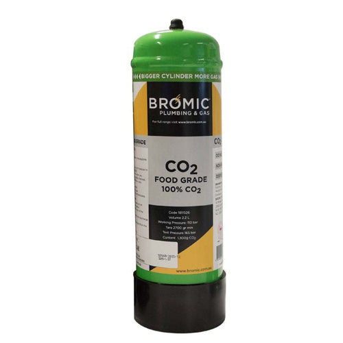 Bromic 1811526 CO2 Gas Welding Cylinder 2.2 Litre
